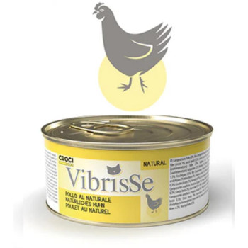 VIBRISSE konservai katėms vištiena sultinyje 70g 12vnt (24)