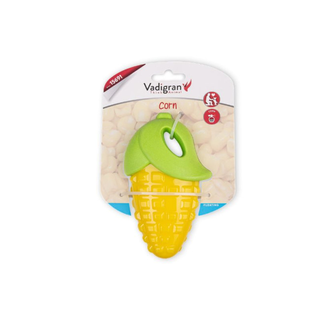 VADIGRAN TPR Popcorn Corn kramtukas šuniui 13.5cm (plūduriuoja) (4)