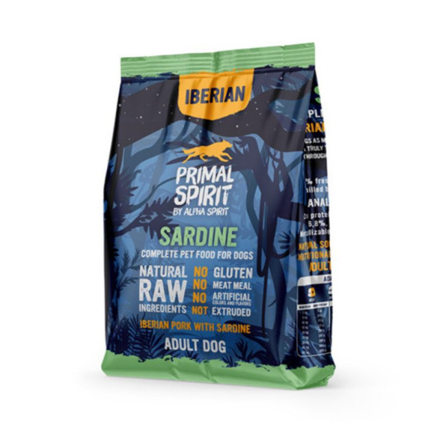 PRIMAL IBERIAN Sardin barība suņiem ar sardīnēm 1kg