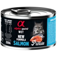 A/S WET konservi kaķiem ar lasi 200g 6gab