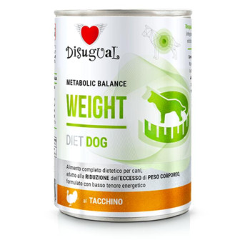 DISUGUAL Weight konservi suņiem ar tītara gaļu 400g (6)