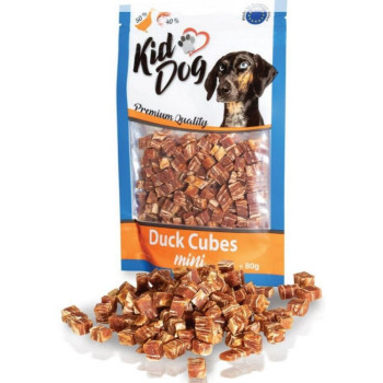 KIDDOG Cubes liellopa un jēra gabaliņi 80g (150)
