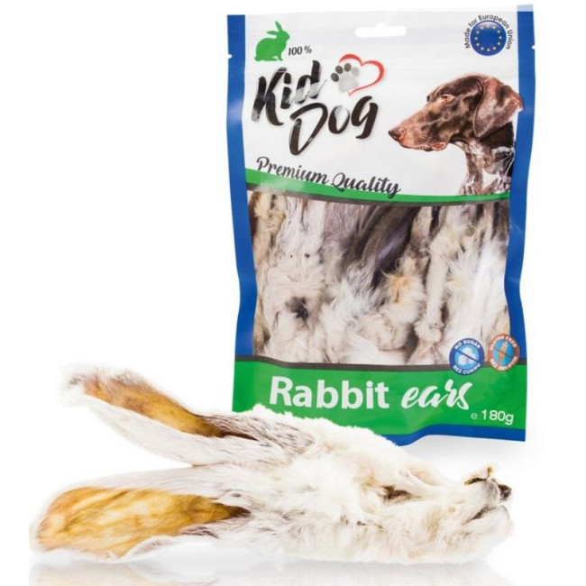 KIDDOG Trušu ausis ar kažoku 180g (40)