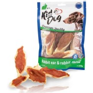 KIDDOG Gaļa trušu ausis ar trušu 250g (40)