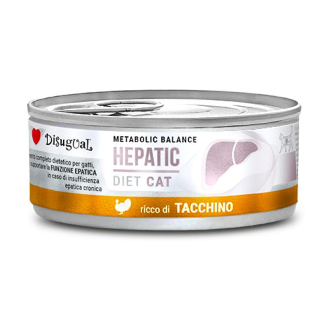 DISUGUAL Hepatic konservs kaķiem ar tītara gaļu 85g (12)
