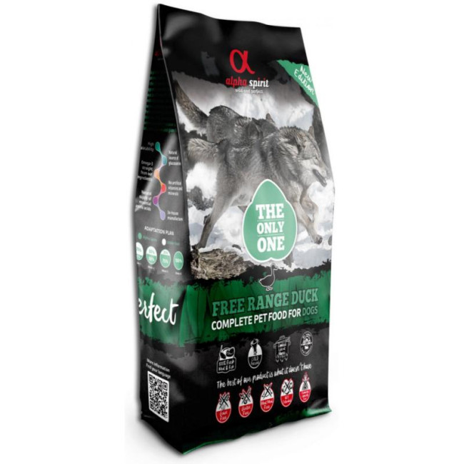 ALPHA SPIRIT DUCK pašaras šunims su antiena 12kg