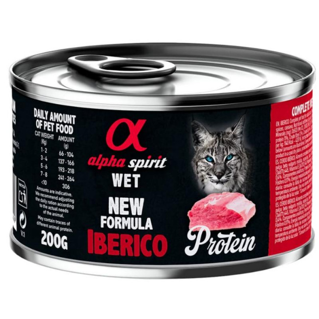 A/S WET Iberico konservi kaķiem ar cūkgaļu 200g 6gab
