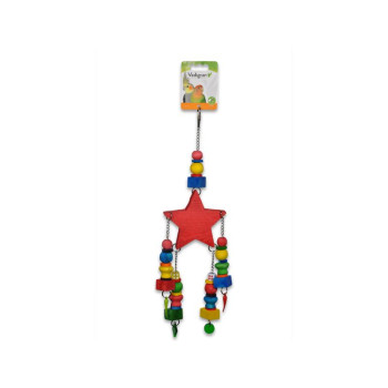 VDG Red Star multi color žaislas paukščiams 40cm