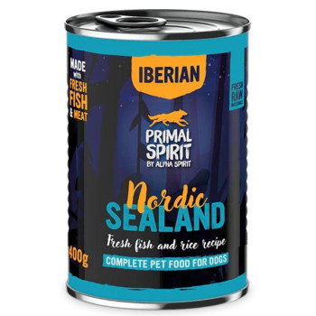 PRIMAL Iberian Nordic Sealan konservas šunims 400g (6)