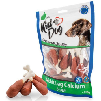 KIDDOG Bone šlaunelė su triušiena ir kalciu 80g (150)