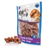 KIDDOG Bones kauliņi ar liellopu gaļu un rīsiem 250g (40)