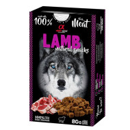 ALPHA SPIRIT NATURAL DOG uzkodas suņiem ar jēra gaļu 80g