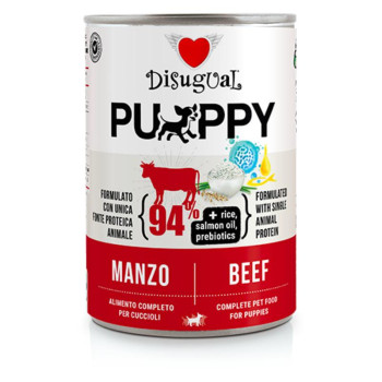 DISUGUAL Puppy konservs kucēniem ar liellopu gaļu 400g (6)