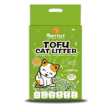  Murrfect TOFU zaļās tējas aromāta kaķu pakaiši 6 l