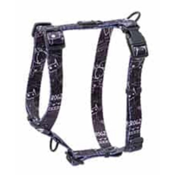 ROGZ Fusion Classic juodos petnešos 32-52cm M