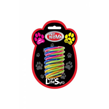 PET NOVA 4 spiralės žaislas katėms 5cm 3pak