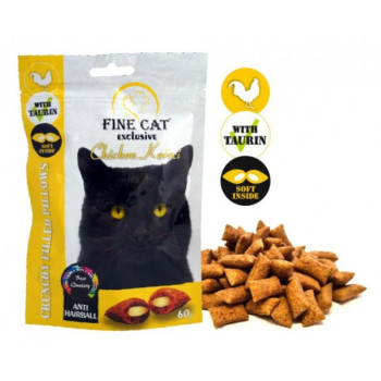 FINE CAT pagalvėlės katėms Anti-Hairball 60g (14)