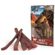 KIDDOG liellopu gaļas mēle plānās strēmelēs 50g (100)