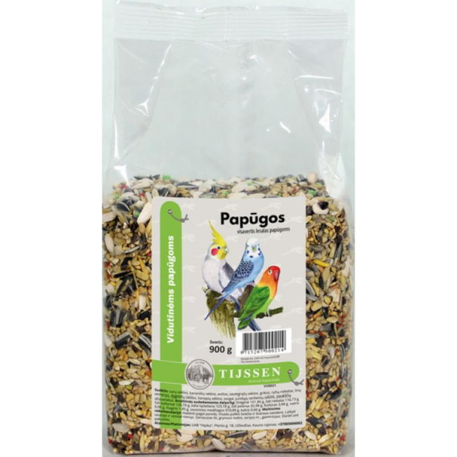 TIJSSEN lesalas vidutinėms papūgoms 900g (5)