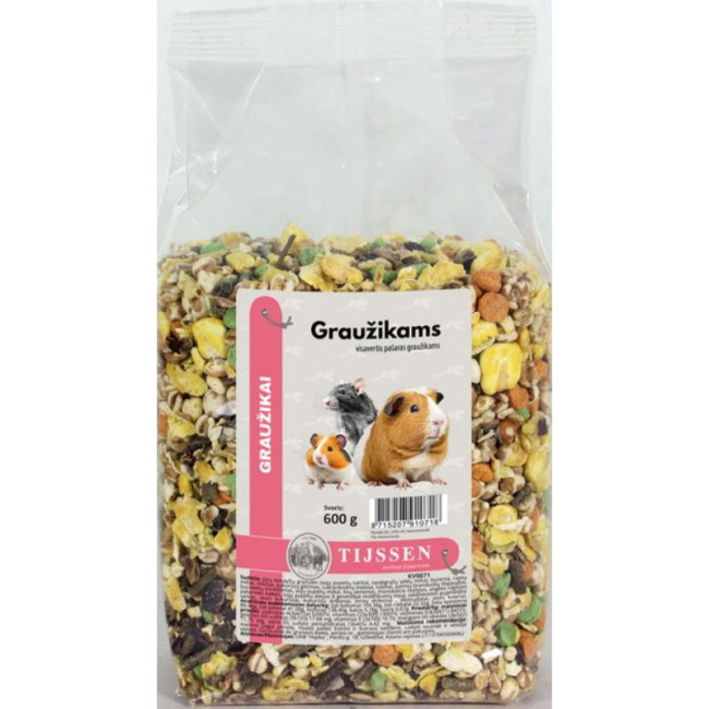 TIJSSEN pašaras graužikams 600g (5)