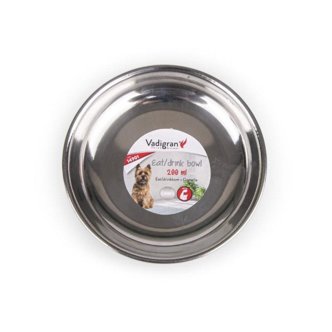 VADIGRAN metalinis dubenėlis augintiniui 200ml (6)