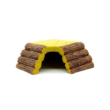 REP NOVA terariumų slėptuvė iš rąstų 16x12x5cm