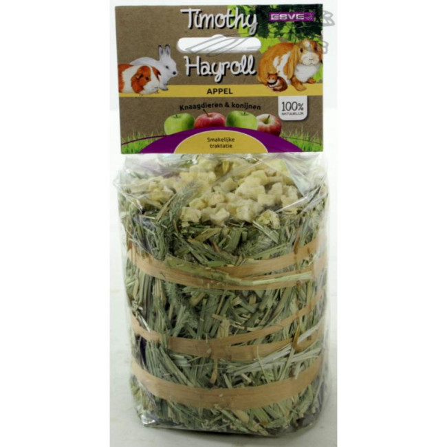 ESVE Timothy Hay Roll šienas su obuoliais 100g