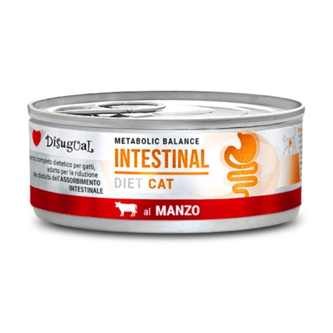 DISUGUAL Intestinal konservas katėms su jautiena 85g (12)