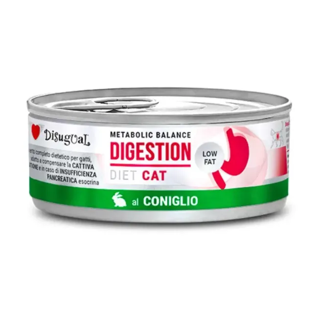 DISUGUAL Digestion konservas katėms su triušiena 85g (12)