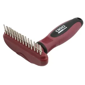 CROCI Beauty šukos-grėblys 2 eilių judantys dantukai S